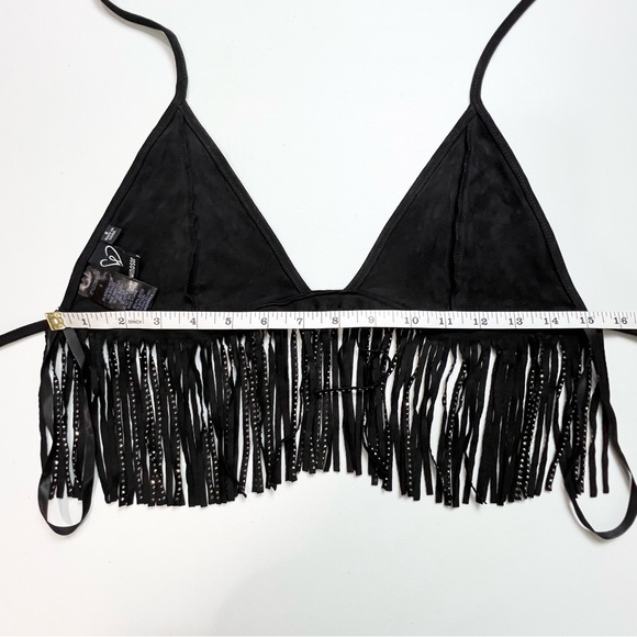 Windsor Rodeo Babe Rhinestone Fringe Halter Top Small - Picture 7 of 11